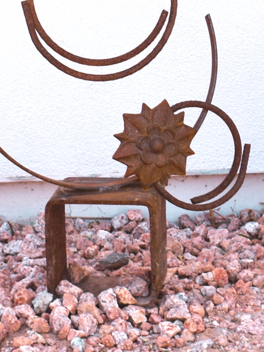 Rebar Ballet β Abstract Metal Sculpture