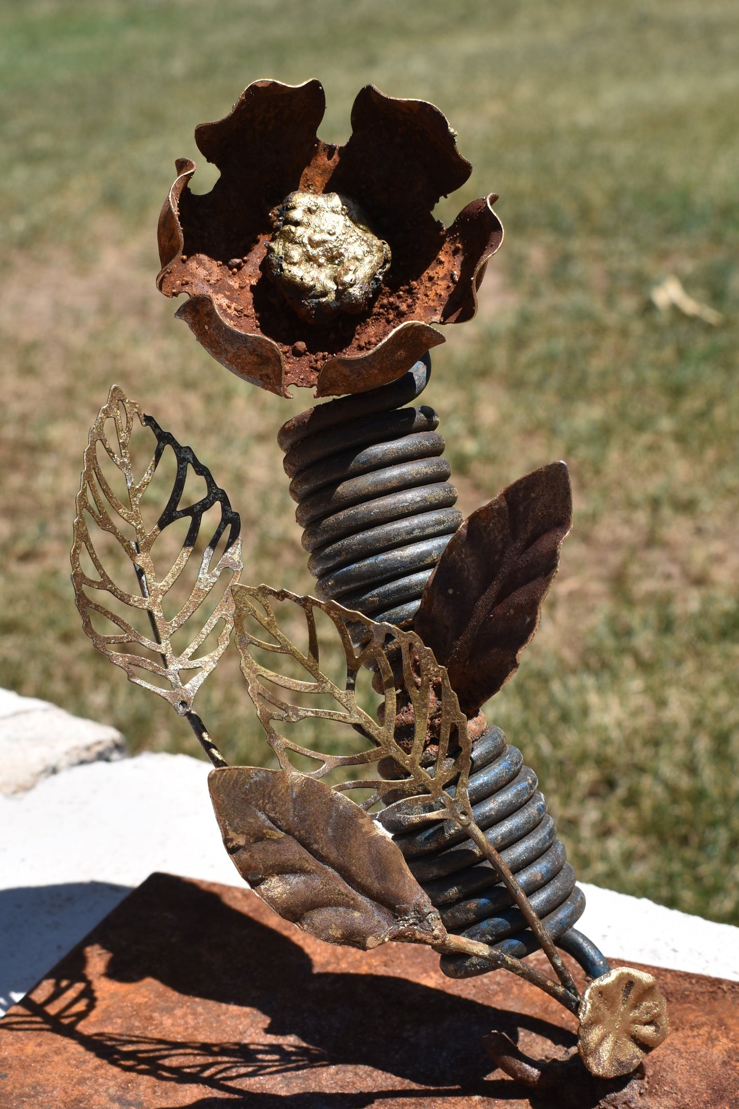 Spring Bloom — Original Metal Sculpture — SOLD