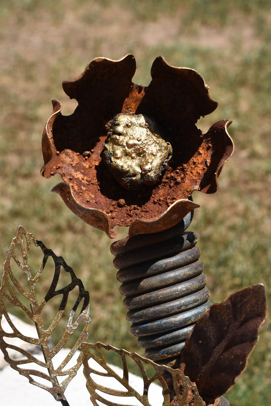 Spring Bloom — Original Metal Sculpture — SOLD