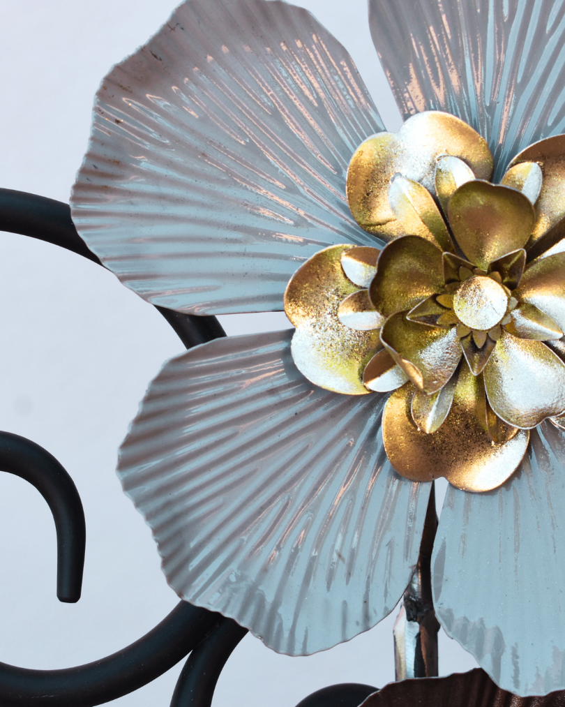 The Heavy Petal — Metal Floral Sculpture