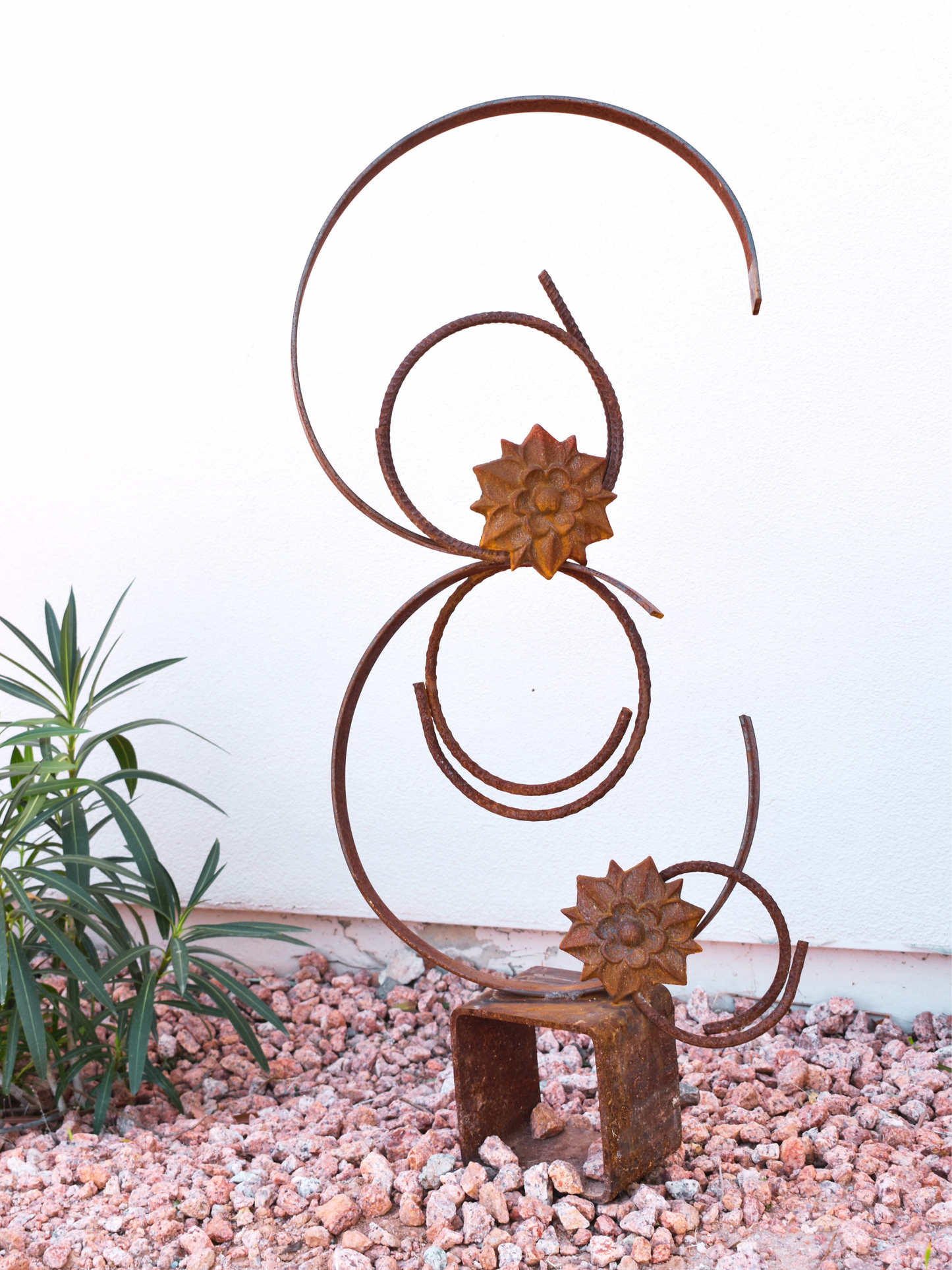 Rebar Ballet — Abstract Metal Sculpture