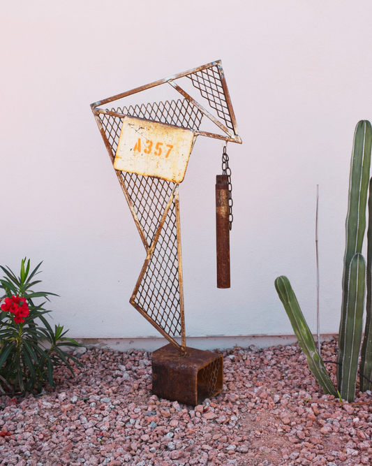 Code A357 — Industrial Metal Sculpture