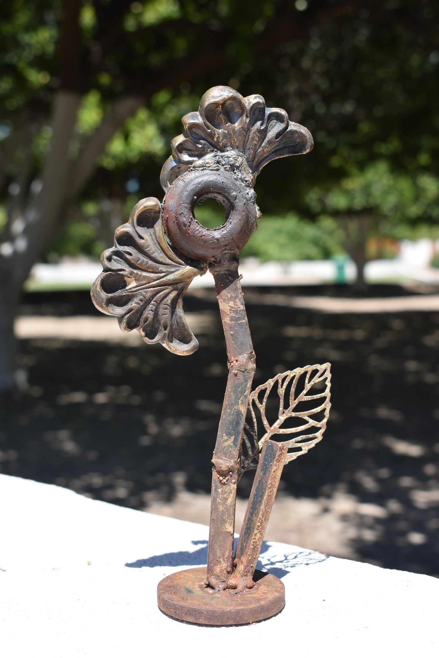 Little Bloom — Original Metal Sculpture