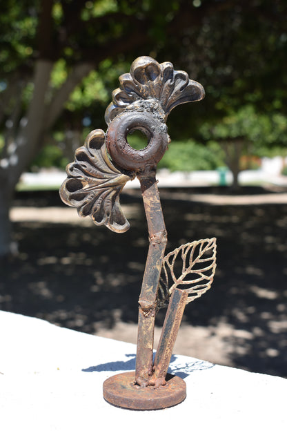 Little Bloom — Original Metal Sculpture
