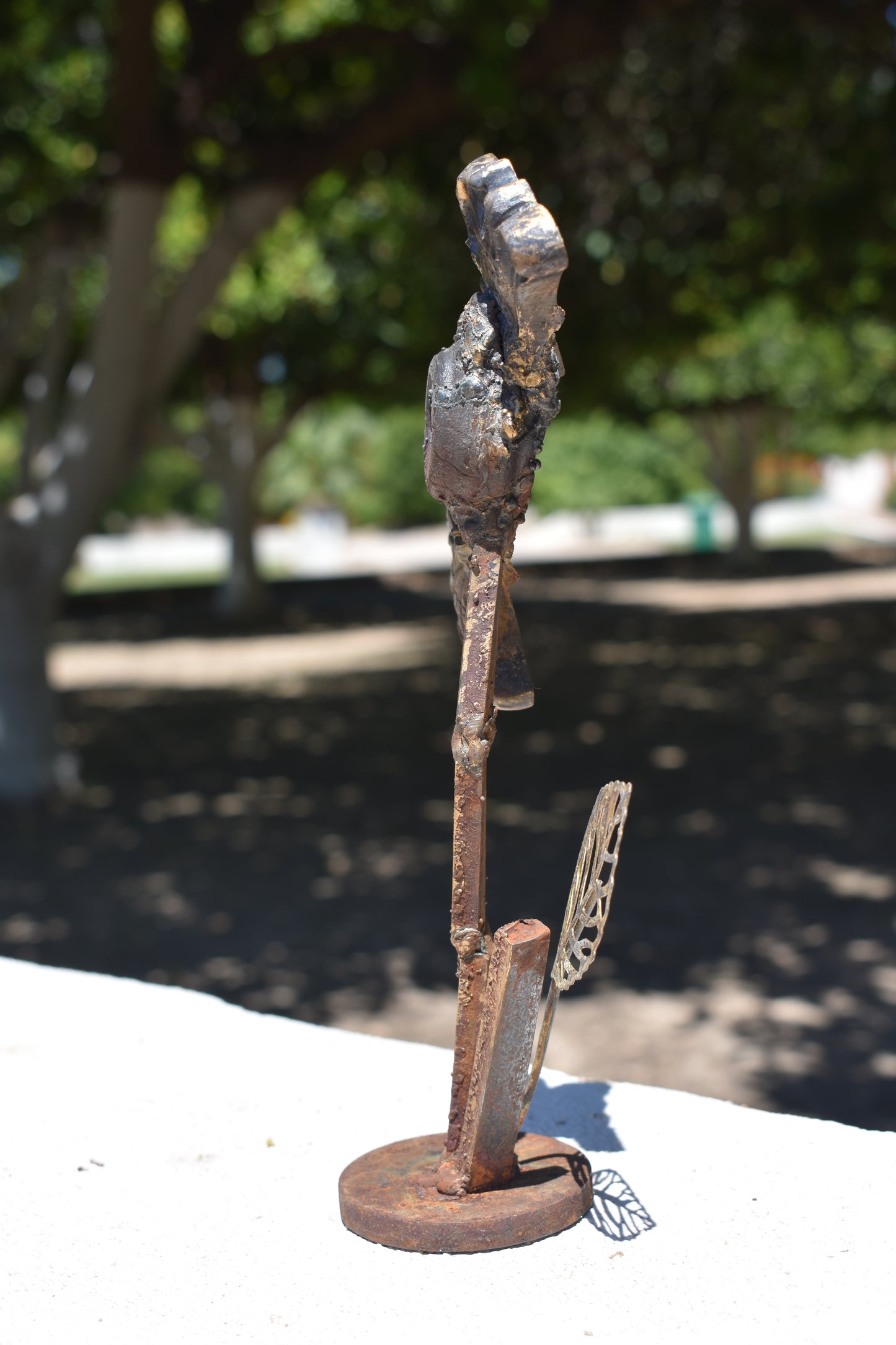 Little Bloom — Original Metal Sculpture