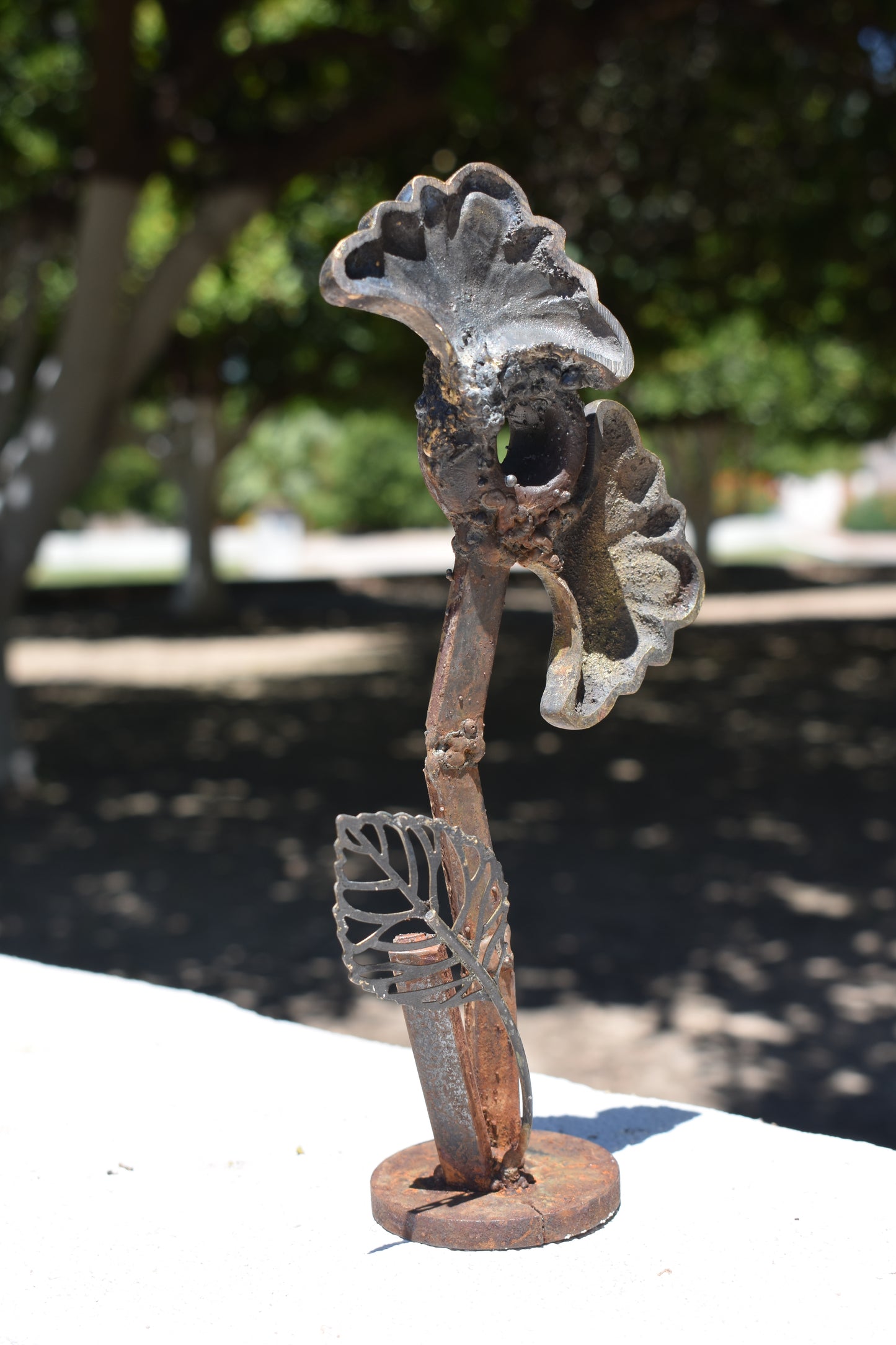 Little Bloom — Original Metal Sculpture