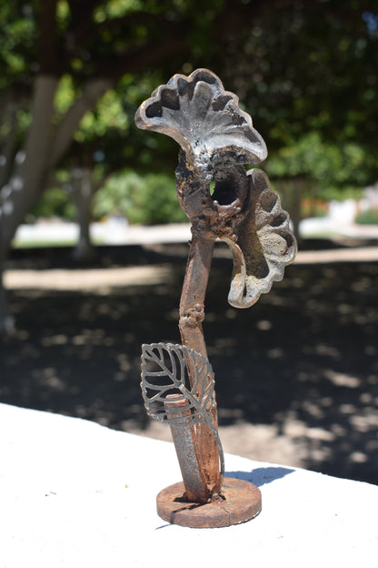 Little Bloom — Original Metal Sculpture