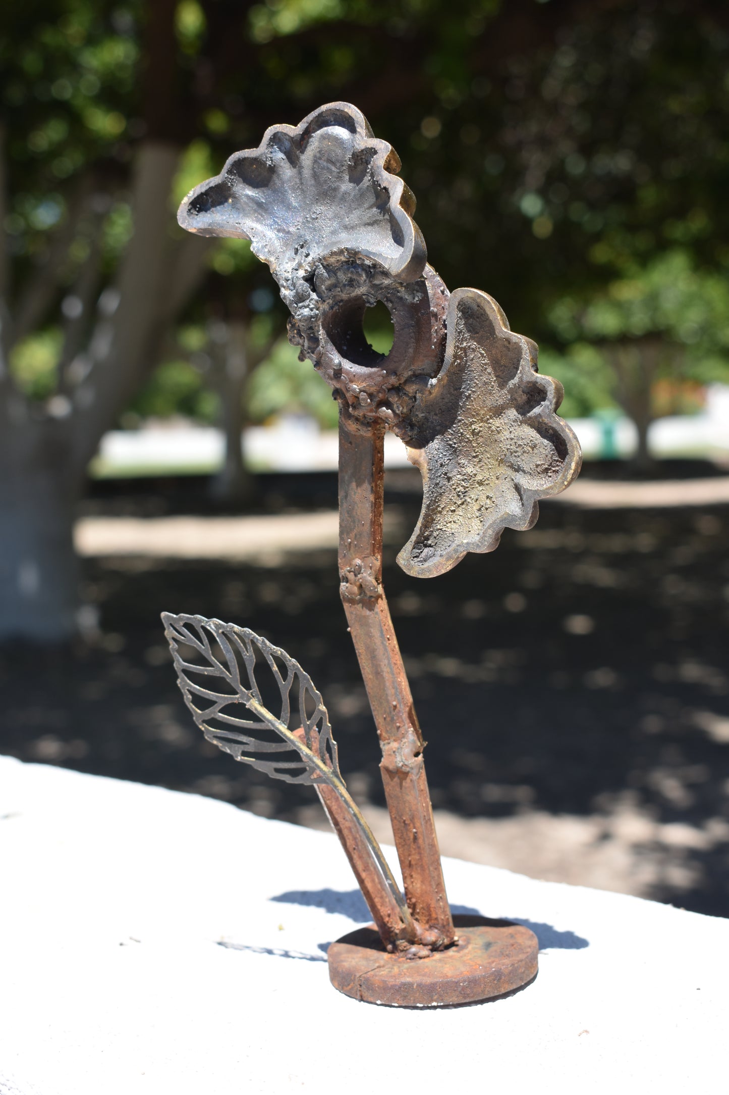 Little Bloom — Original Metal Sculpture