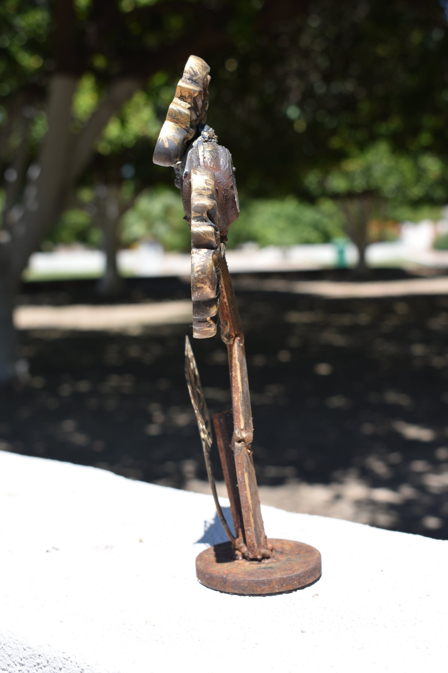 Little Bloom — Original Metal Sculpture
