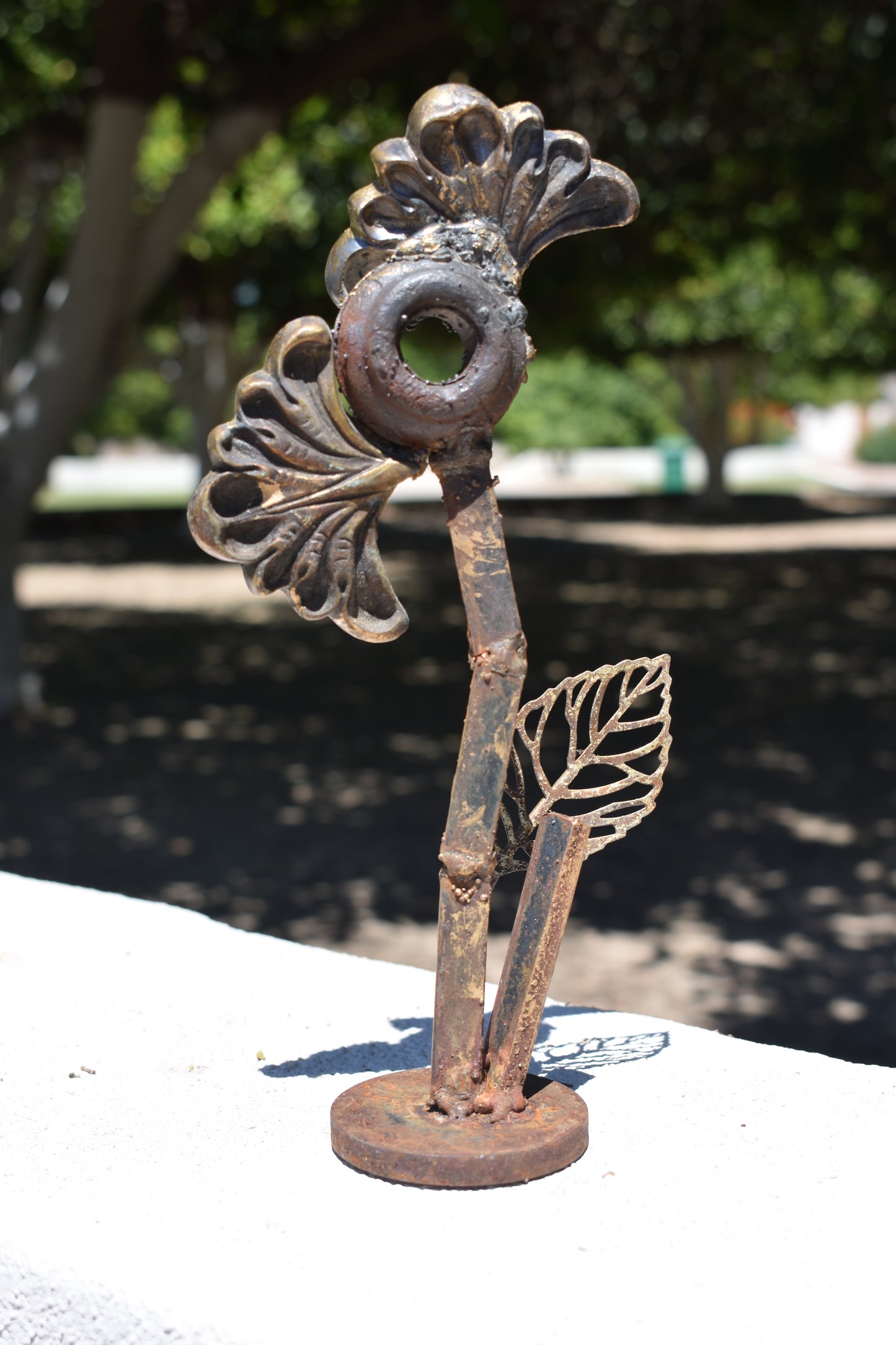 Little Bloom — Original Metal Sculpture