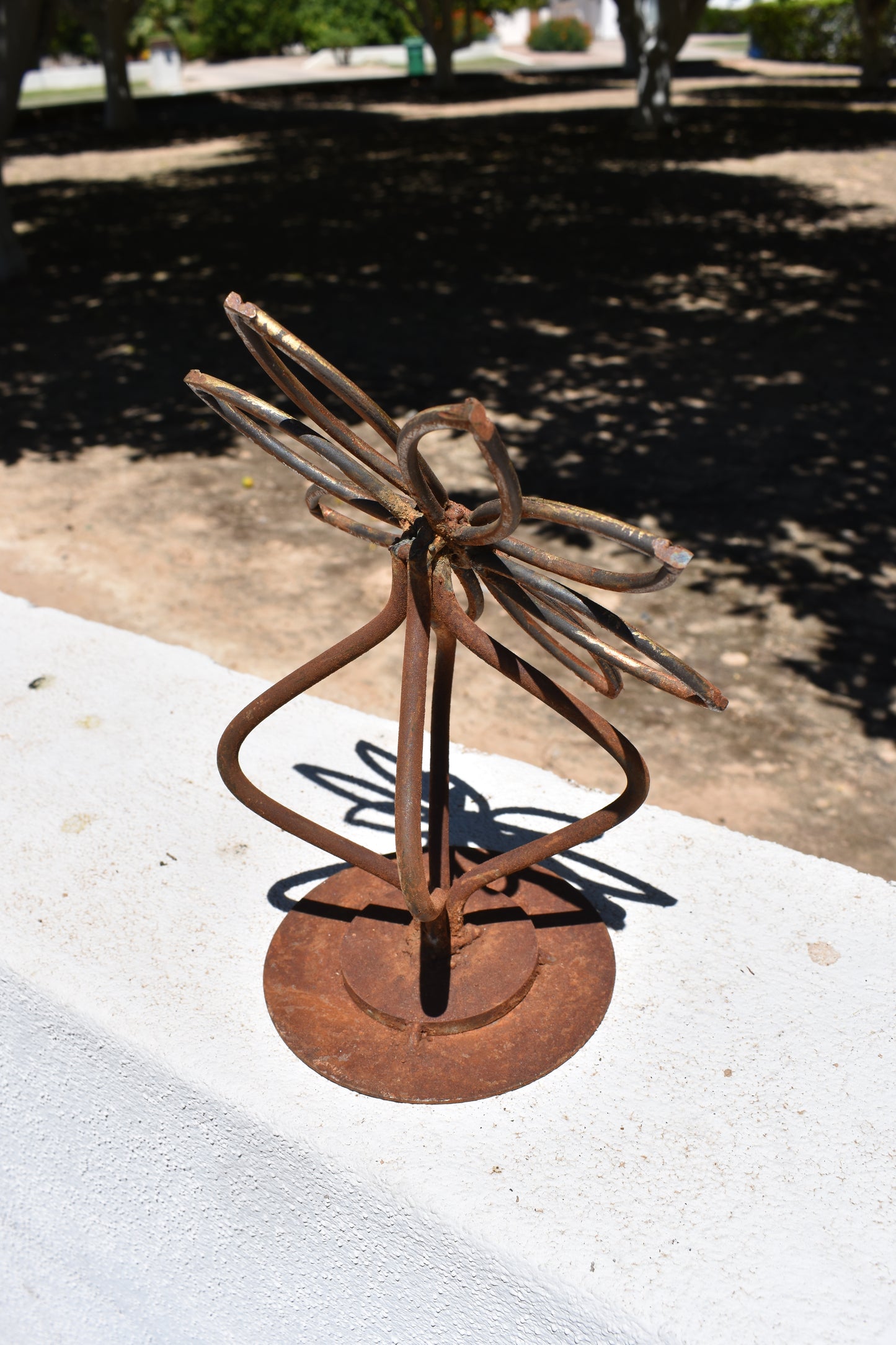 The Antique Daisy — Original Metal Sculpture