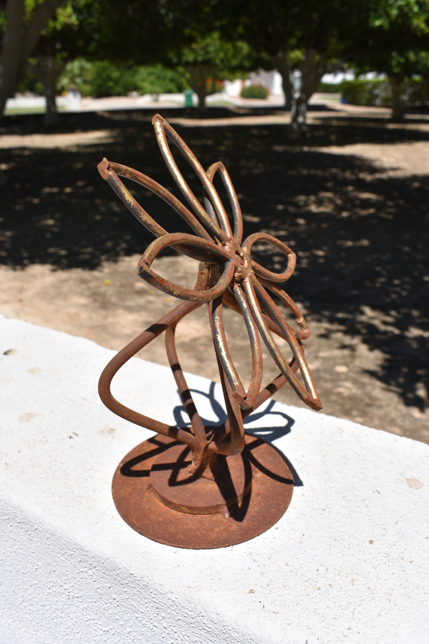 The Antique Daisy — Original Metal Sculpture