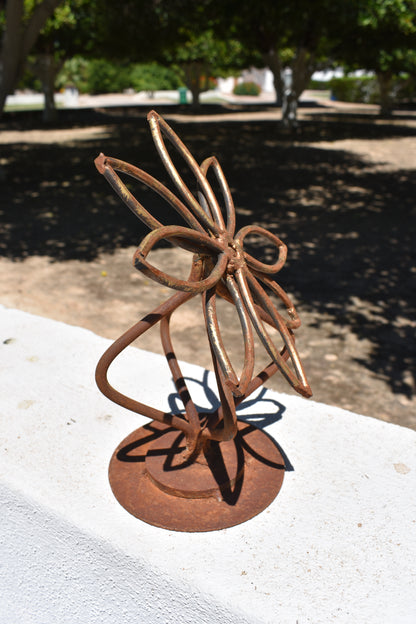 The Antique Daisy — Original Metal Sculpture