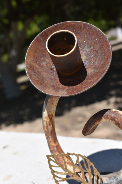 The Unlikely Flower — Original Metal Sculpture
