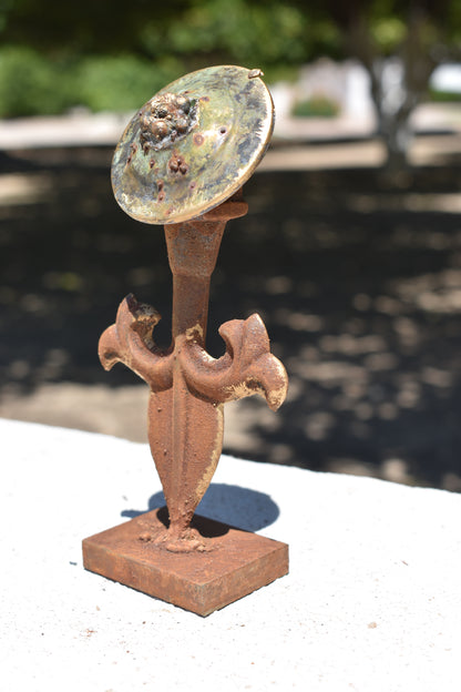 The Iron Finial — Original Metal Sculpture