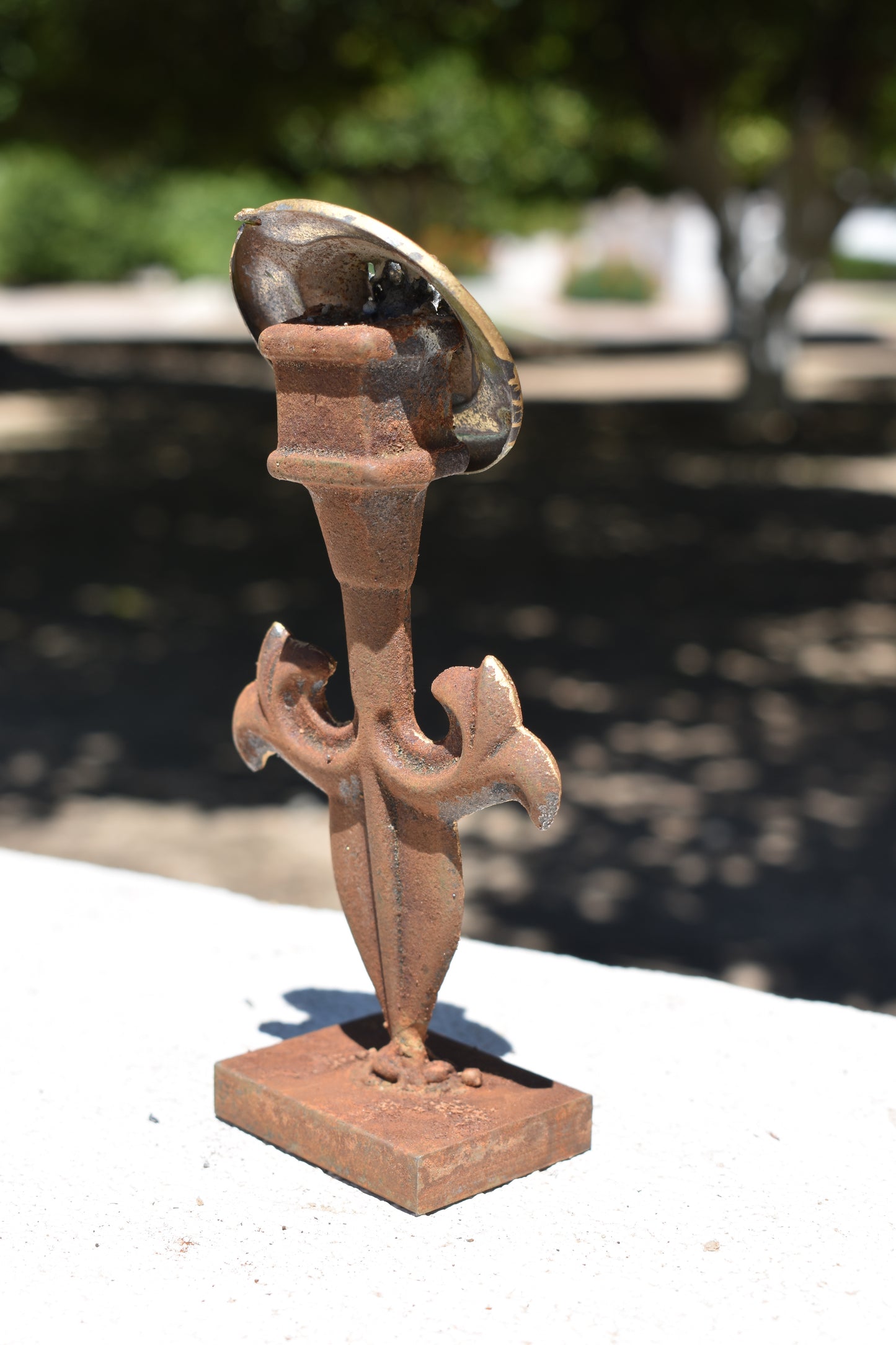 The Iron Finial — Original Metal Sculpture