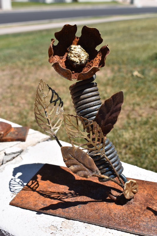 Spring Bloom — Original Metal Sculpture — SOLD