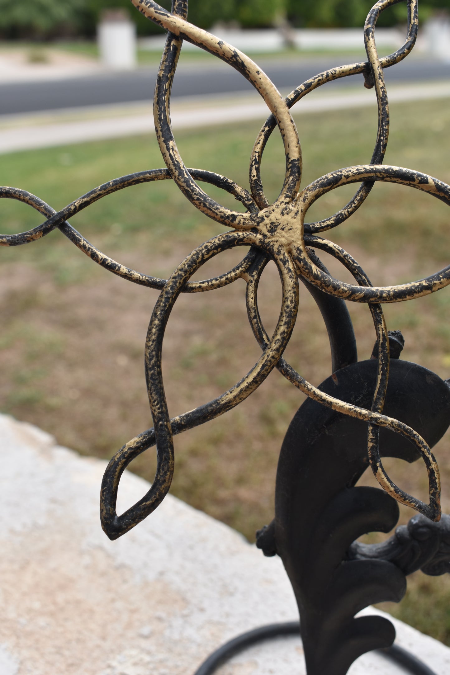 Mandala Bloom — Original Metal Sculpture