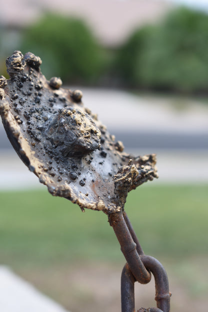 Chain Gang Blooms — Original Metal Sculpture