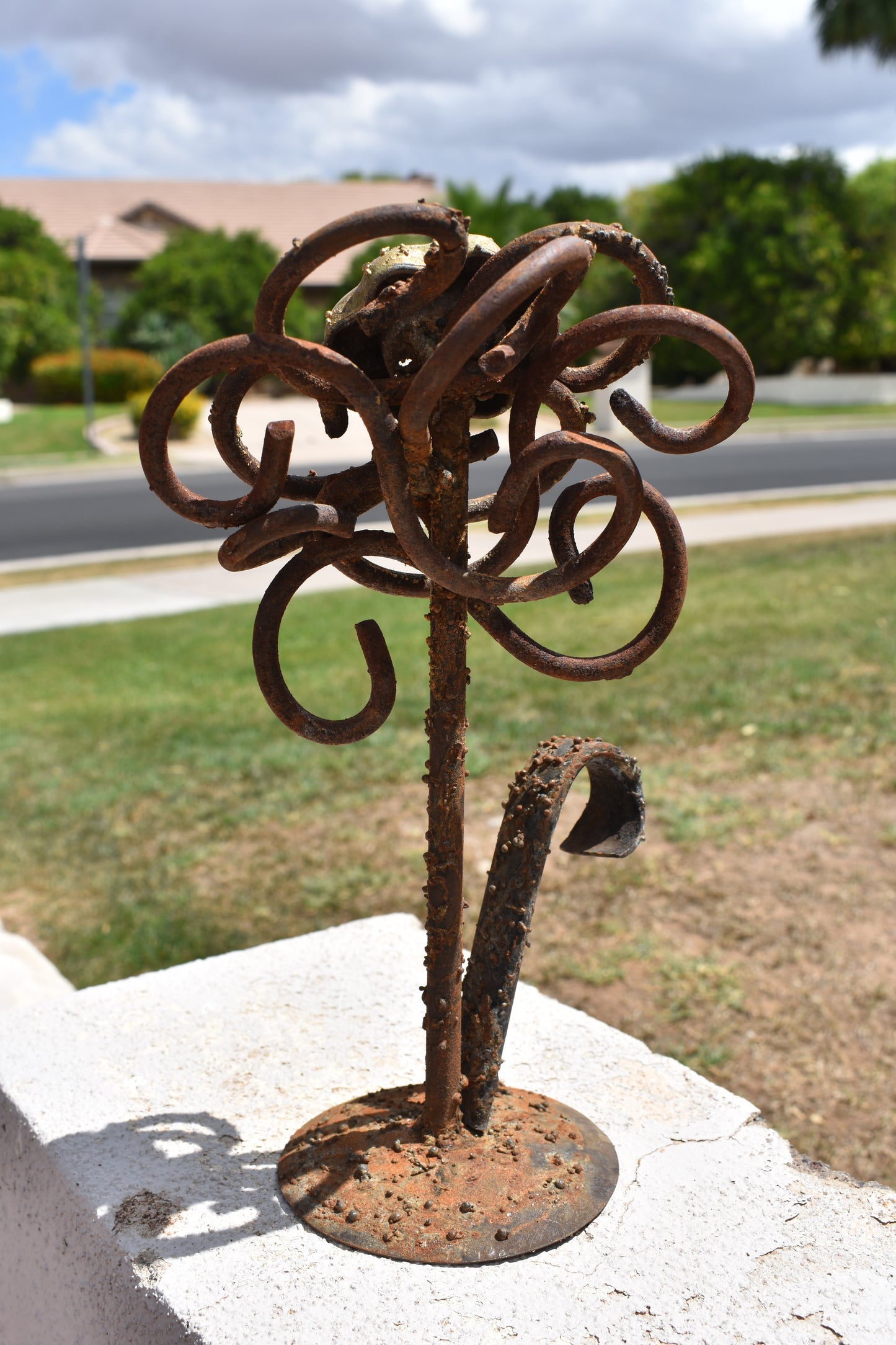 Valve Bloom — Original Metal Sculpture