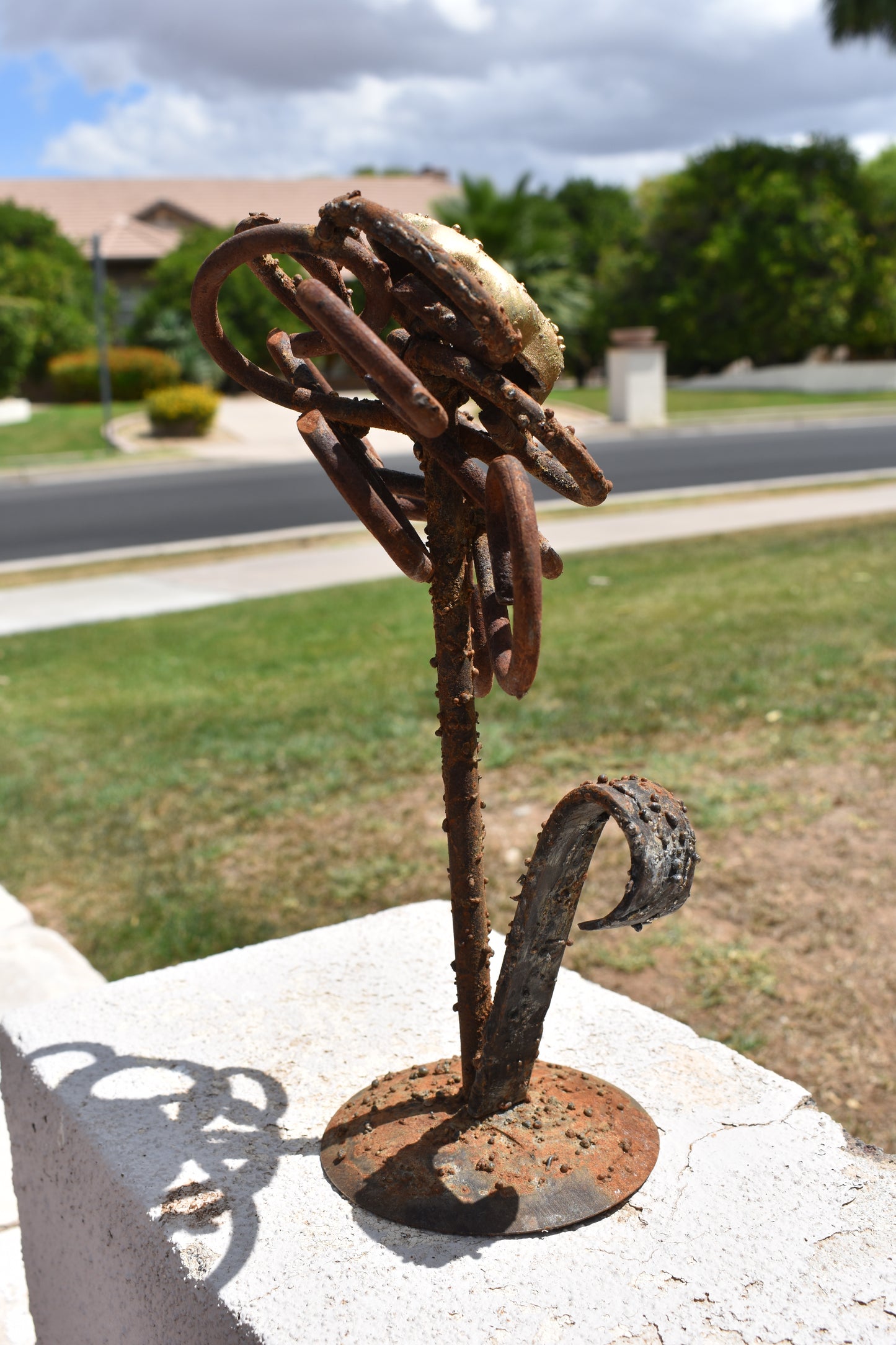 Valve Bloom — Original Metal Sculpture