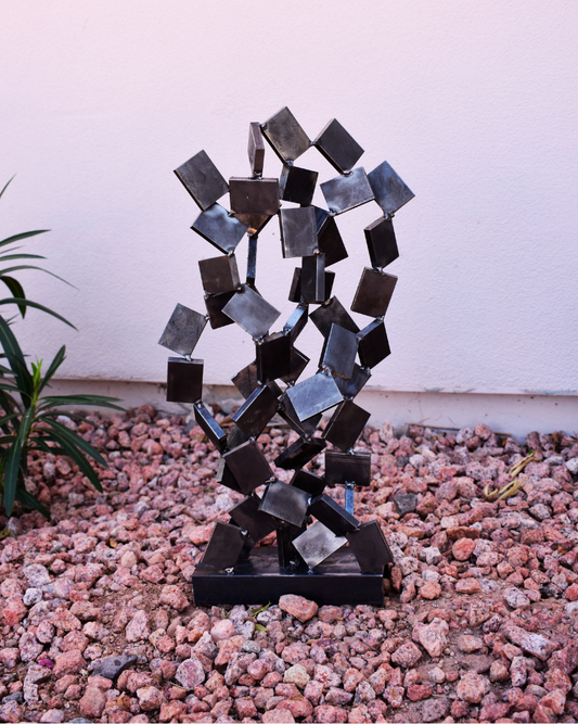 Rect-Plenty — Abstract Steel Sculpture