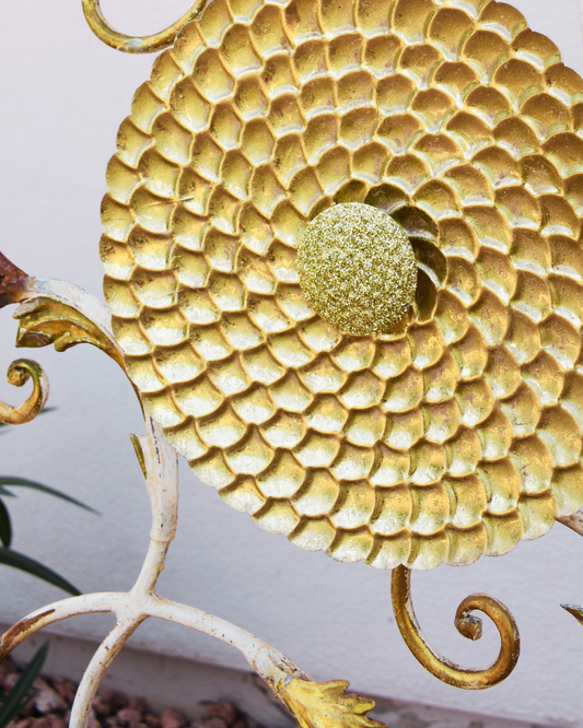 The Gilded Wild  — Metal Floral Sculpture