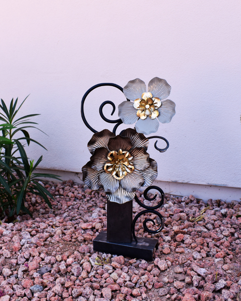 The Heavy Petal  — Metal Floral Sculpture