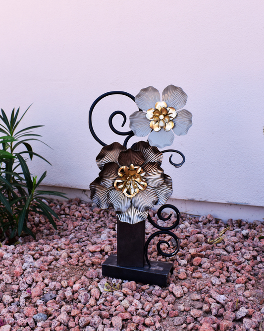 The Heavy Petal  — Metal Floral Sculpture