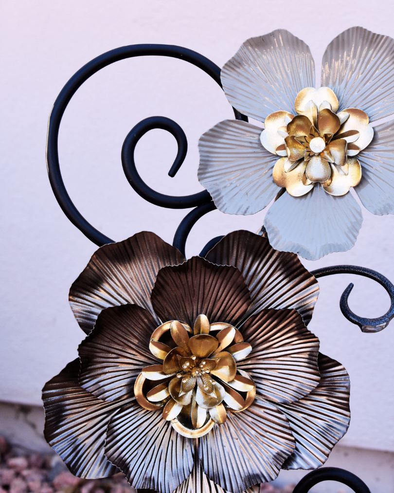 The Heavy Petal  — Metal Floral Sculpture